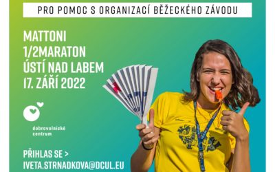 Zahajujeme nábor dobrovolníků – Mattoni 1/2Maraton Ústí nad Labem – 17. 9. 2022