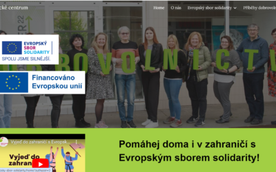 Nový web k projektu Dobrovolnictví v zahraničí a Národní dobrovolnictví