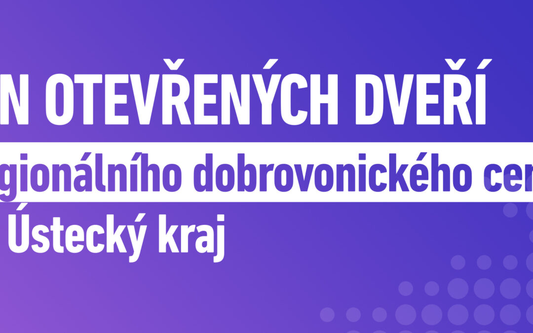 Den otevřených dveří našeho Regionálního dobrovolnického centra – 9. října 2025