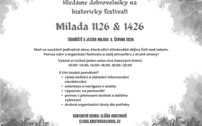 Hledáme dobrovolníky – akce Milada 1126 – 1426